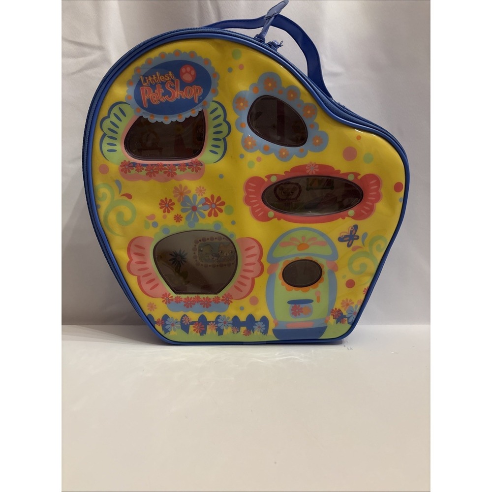 VTG LPS Littlest Pet Shop 2007 Zipper Carry Case House